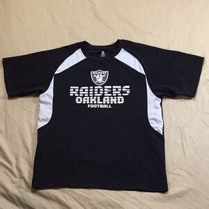 Oakland raiders football shirt xxl boys black grey logo